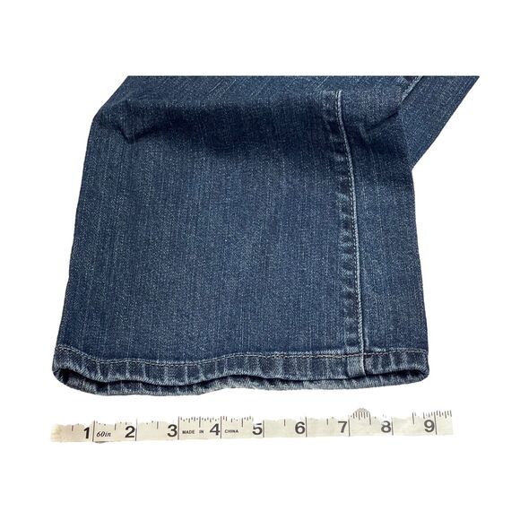 Decree Bootcut Jeans Women's 5 Blue Denim Stretch Low-Rise 5-Pocket Zip Fly - Picture 5 of 8